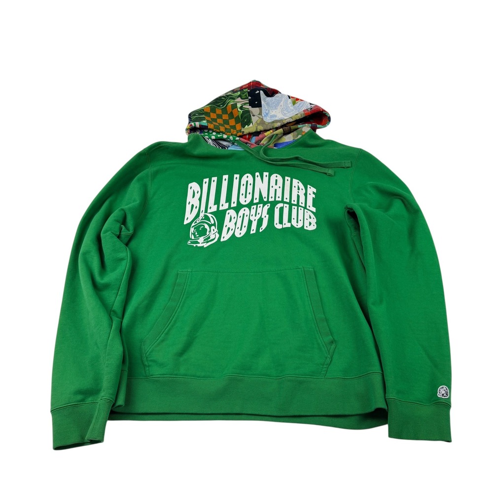 Billionaire Boys Club Green Astronaut Patchwork Hoodie Men's Size XXL - Picture 2 of 10
